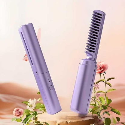 Meneflix Mini Hair Styler – Adjustable Heat, Wireless & Perfect for On-the-Go!