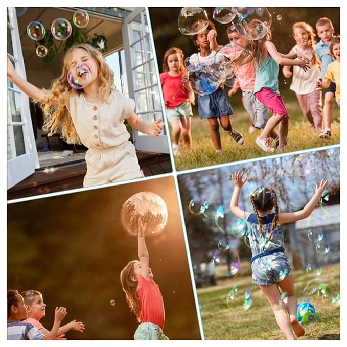 Colorful Bubble Gun Toy for Kids – Automatic Soap Bubble Blower Machine