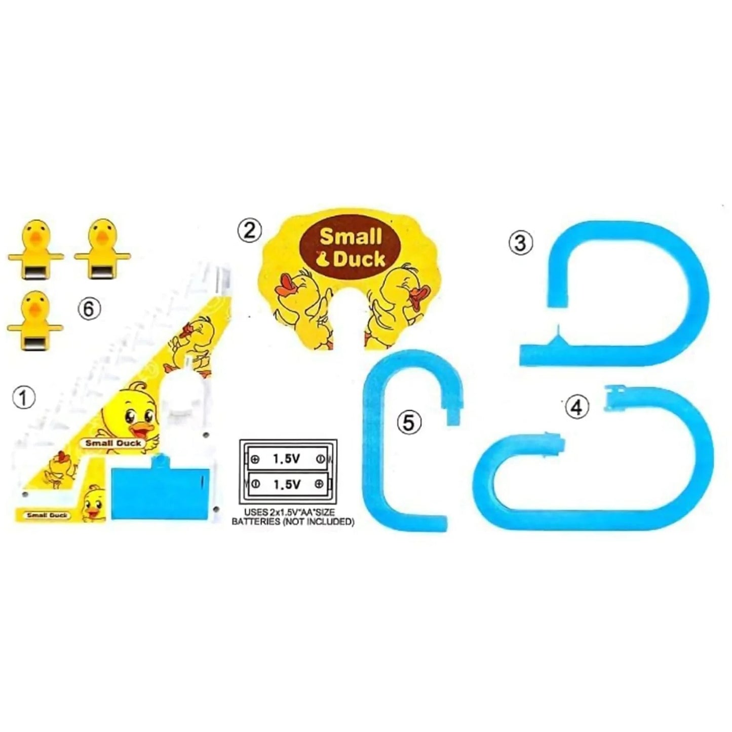 Duck Track Set – Musical Battery Operated Racing Ducks Toy for Kids