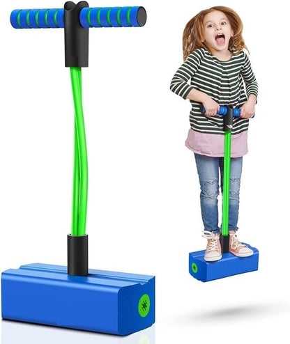 Foam Pogo Stick Jumper Toy for Kids – Fun Outdoor Bouncing Toy with Pop Sound