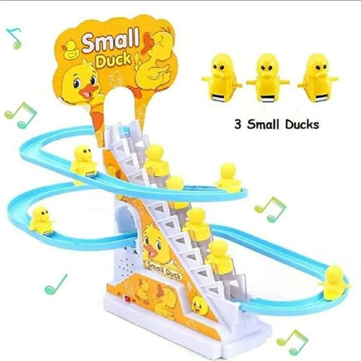 Duck Track Set – Musical Battery Operated Racing Ducks Toy for Kids