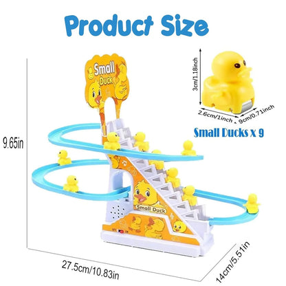 Duck Track Set – Musical Battery Operated Racing Ducks Toy for Kids