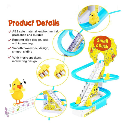 Duck Track Set – Musical Battery Operated Racing Ducks Toy for Kids